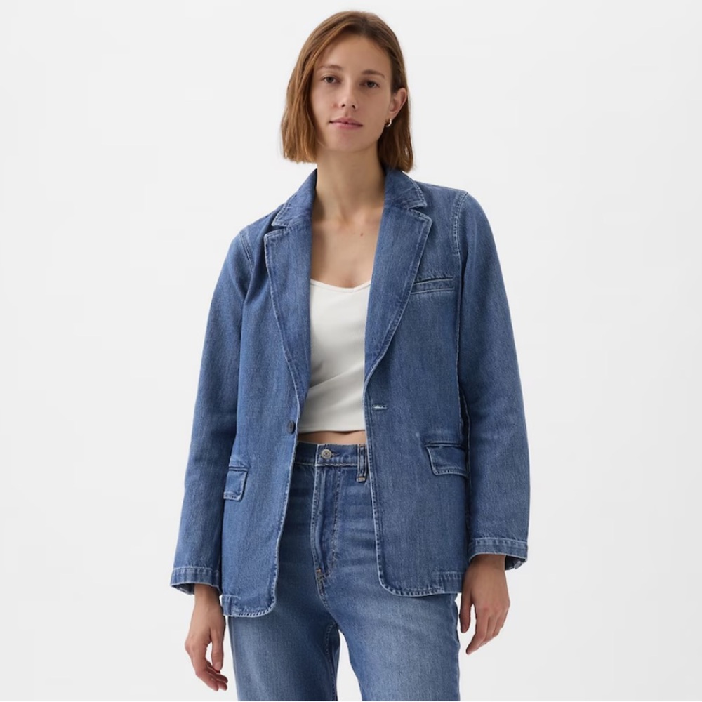 NWT GAP Denim Blazer